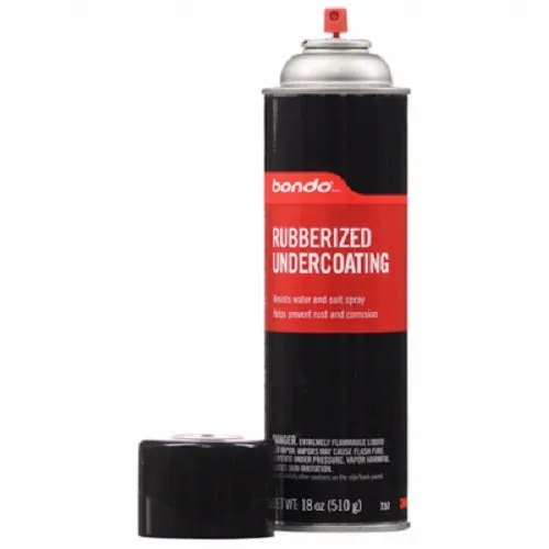 3M 737 18 oz Aerosol Can Of Black Bondo Rubberized Undercoating - Quantity of 24