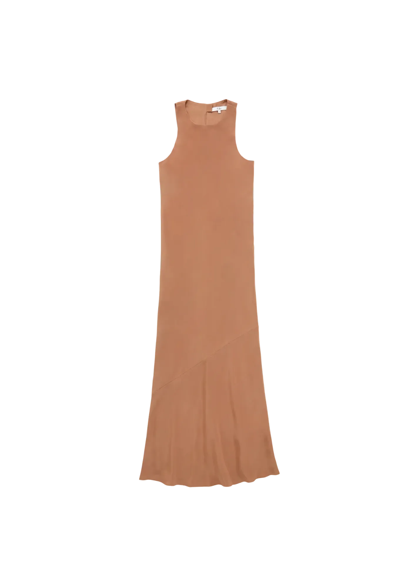 4 Ply Silk Bias Dress in Sunset Tan