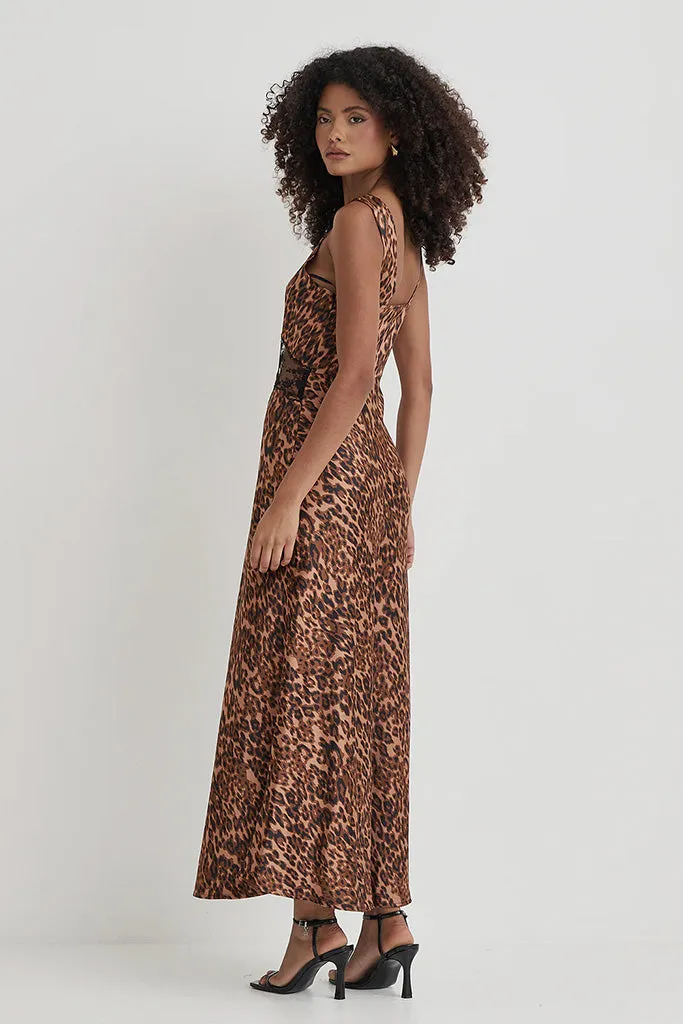 4th & Reckless - Kelsey - Dress - Leopard Multi