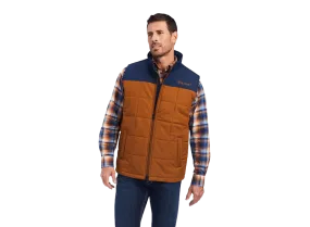 Ariat Men's Crius Insulated Chestnut & Navy Insulated Vest