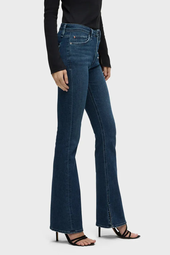 Barbara High-Rise Bootcut w/ Flap Jean - Olympia