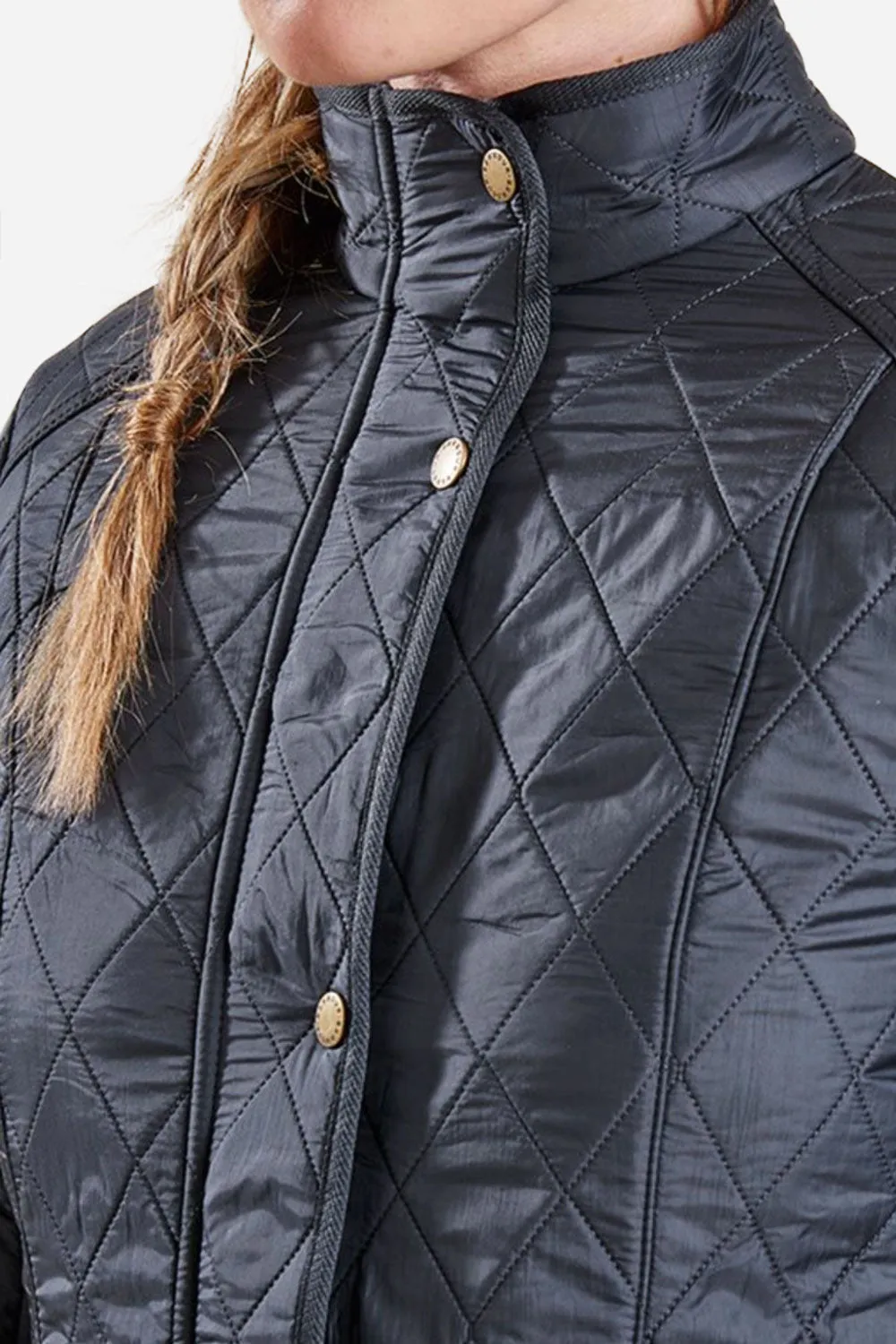 Barbour Cavalry - Ladies Polarquilt Lined Jacket - Navy LQU0087NY91