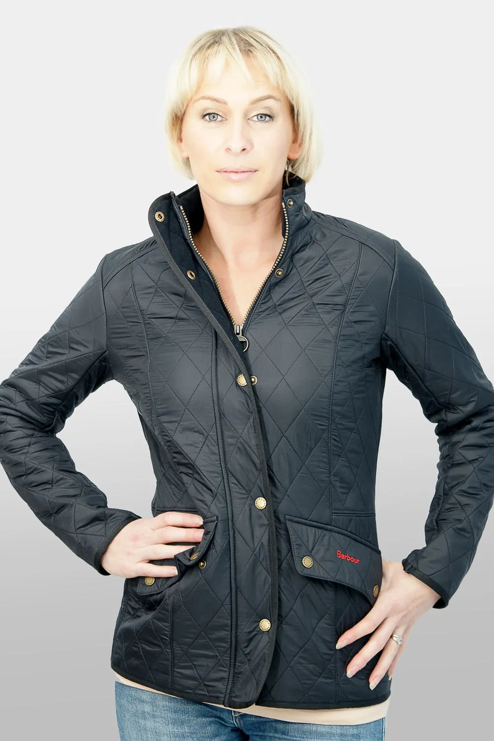 Barbour Cavalry - Ladies Polarquilt Lined Jacket - Navy LQU0087NY91