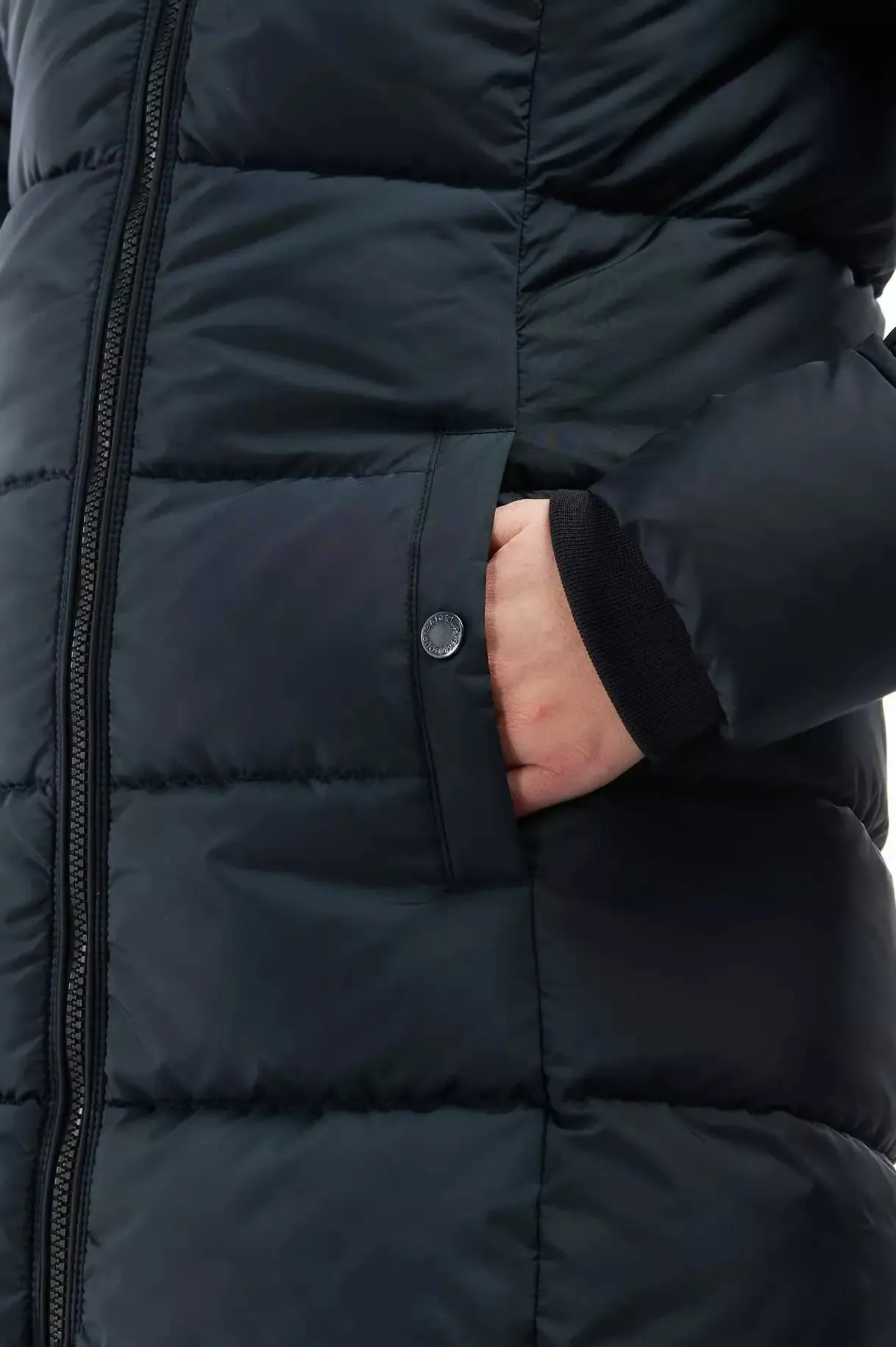 Barbour new Rosoman quilted coat in Black LQU1542BK11