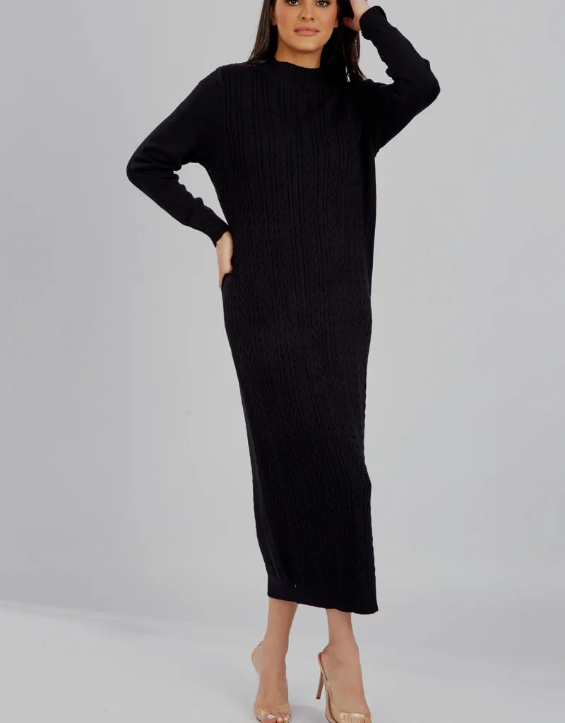 Cable Knitted Dress