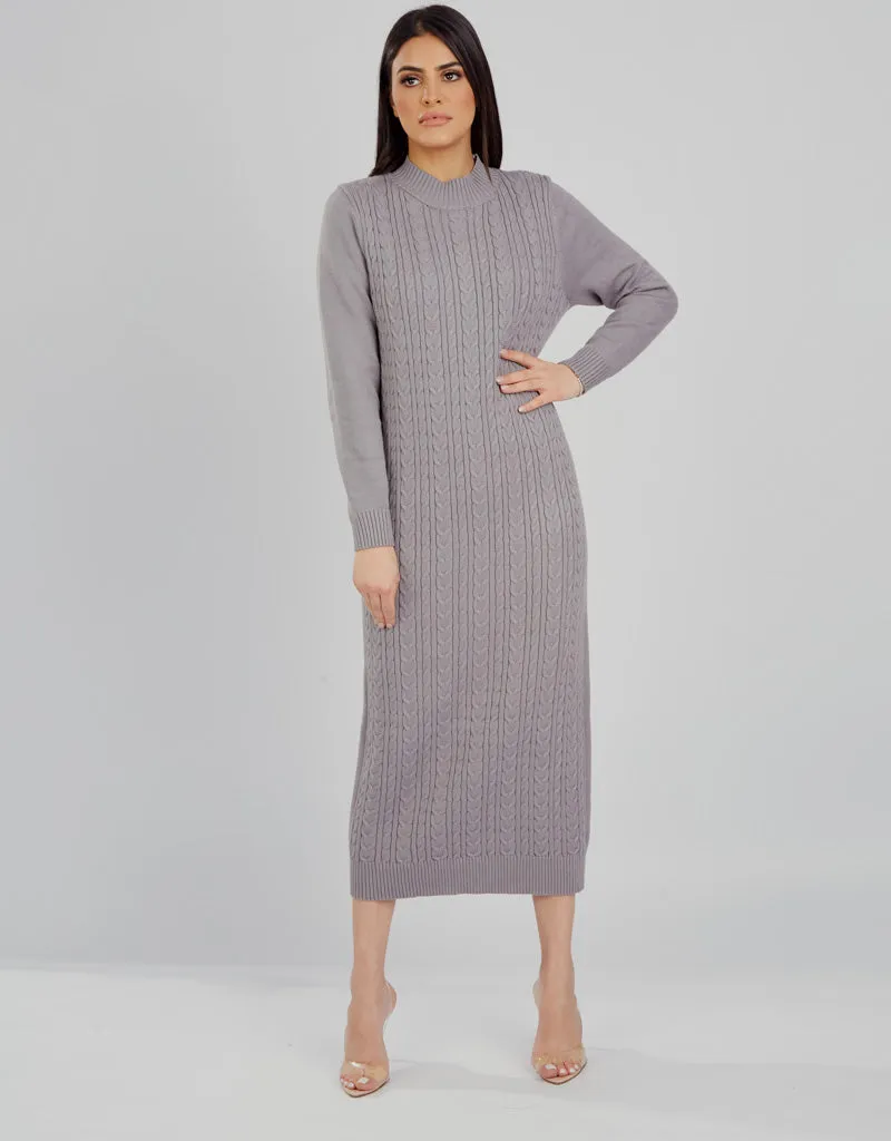 Cable Knitted Dress