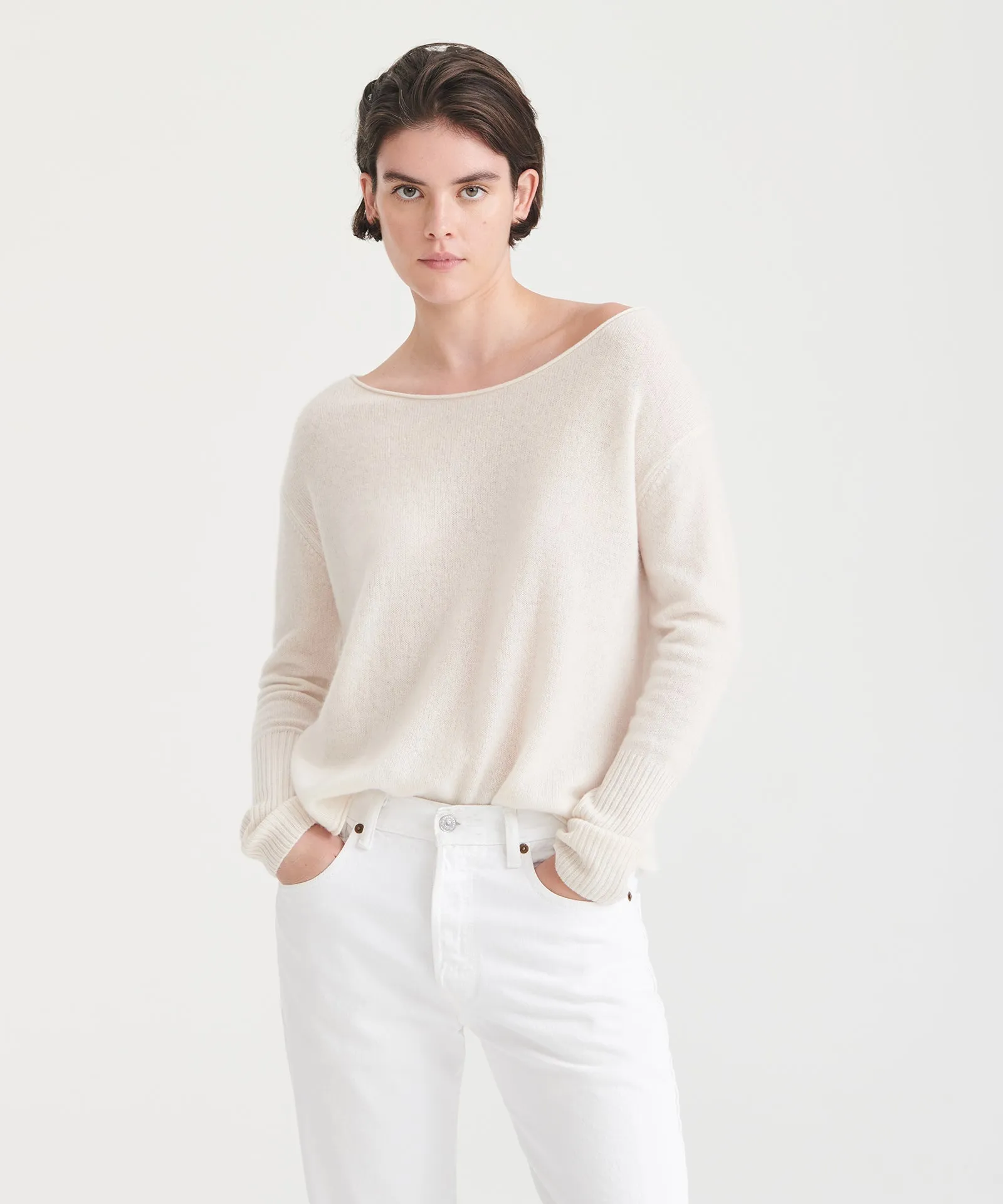 Cashmere Boatneck Sweater