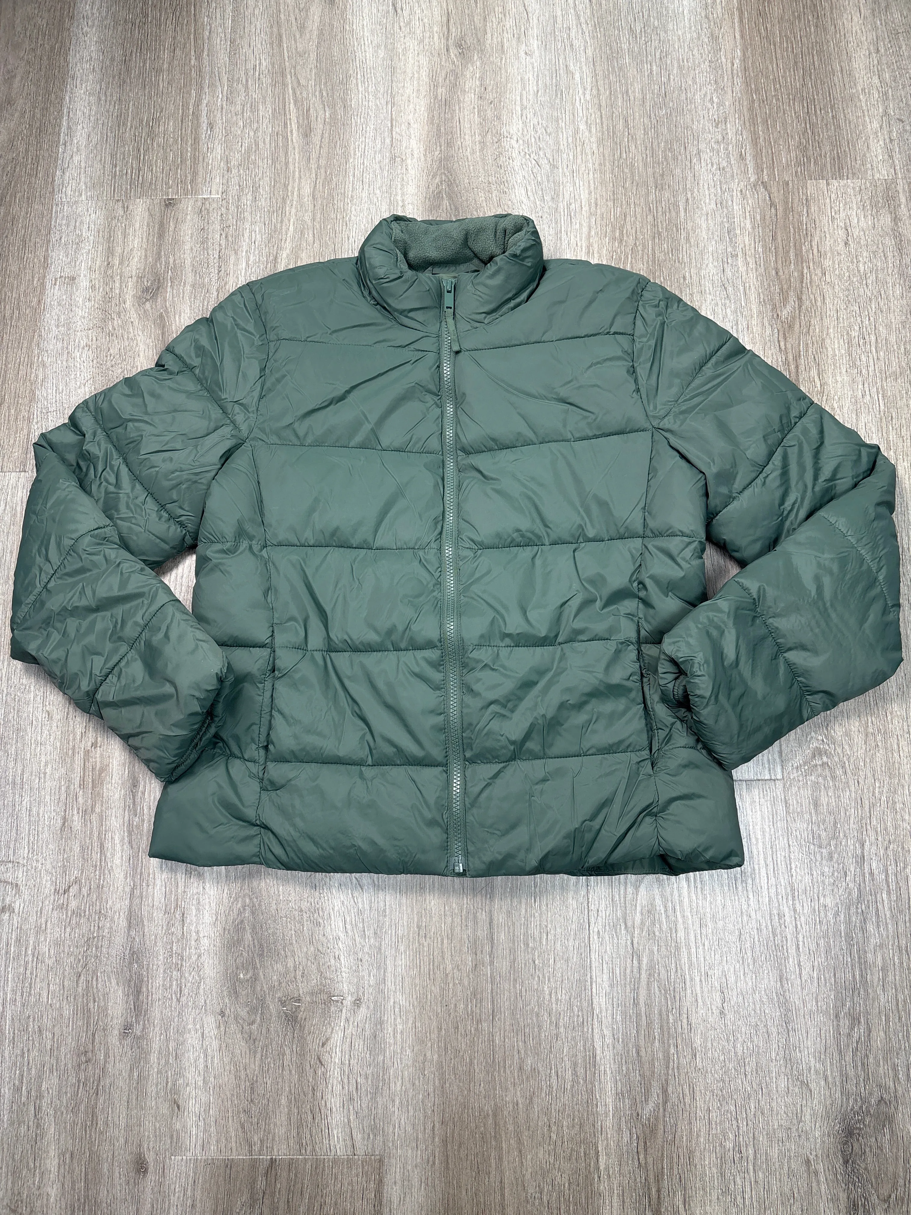 Coat Puffer & Quilted By Gap In Green, Size: S