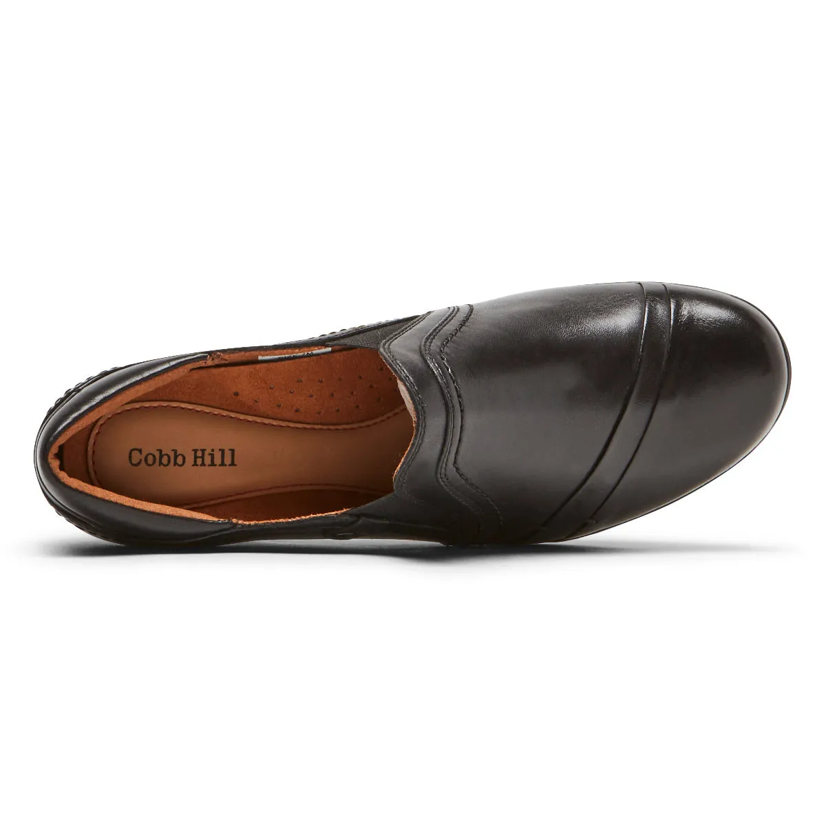 'Cobb Hill' Women's Laurel Slip On - Black Leather