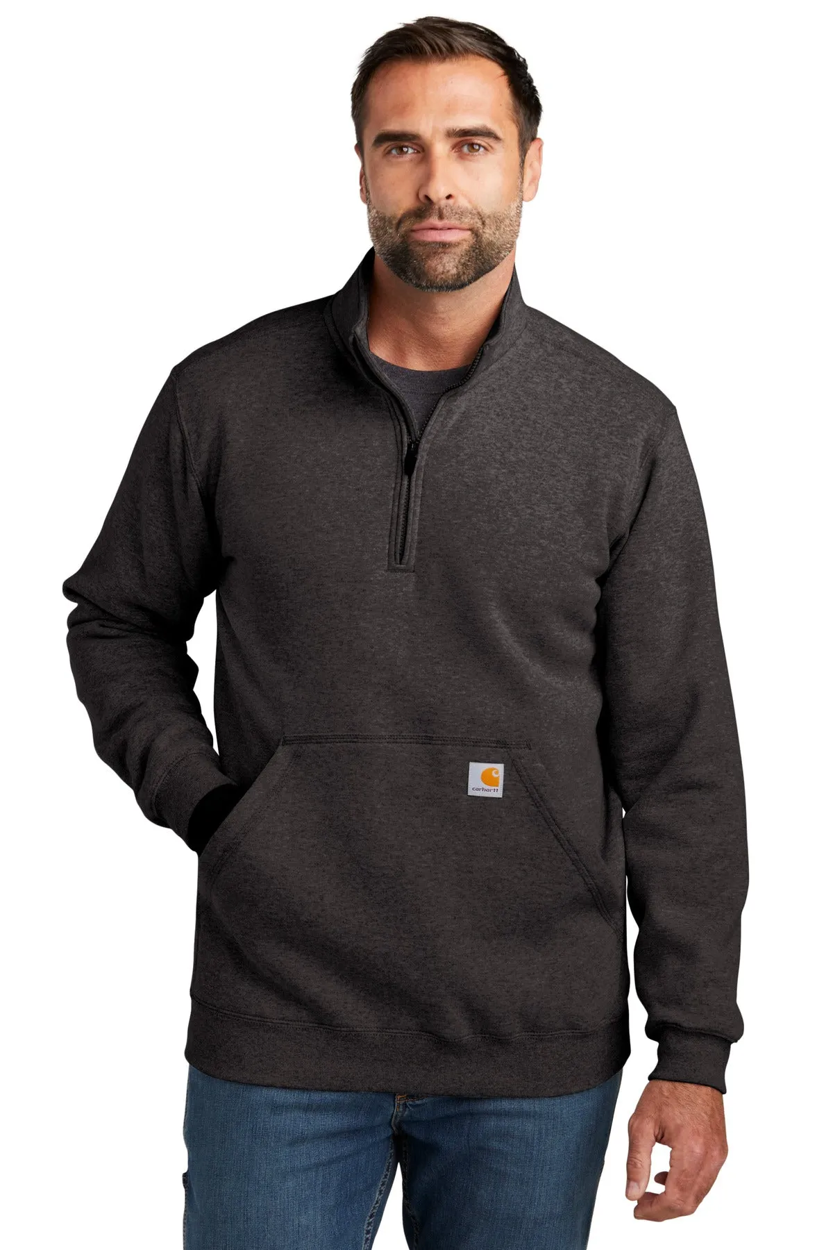 Custom Embroidered - Carhartt® Midweight 1/4-Zip Mock Neck Sweatshirt CT105294