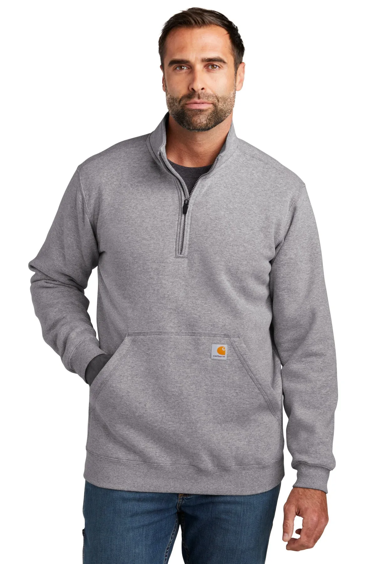 Custom Embroidered - Carhartt® Midweight 1/4-Zip Mock Neck Sweatshirt CT105294