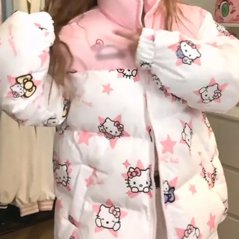 Cute Kitty Puff Jacket SK487