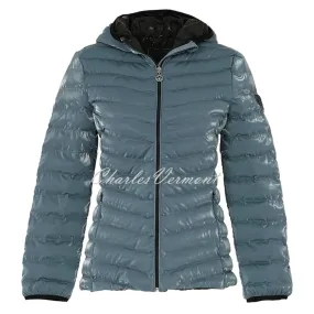 Dolcezza Lightly Quilted Jacket - Style 73862 (Teal Blue)