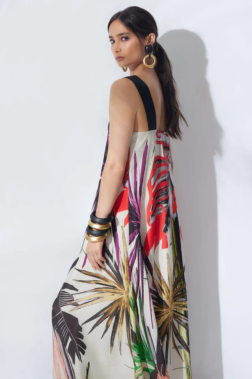 El Nido Obi Silk Midi Dress