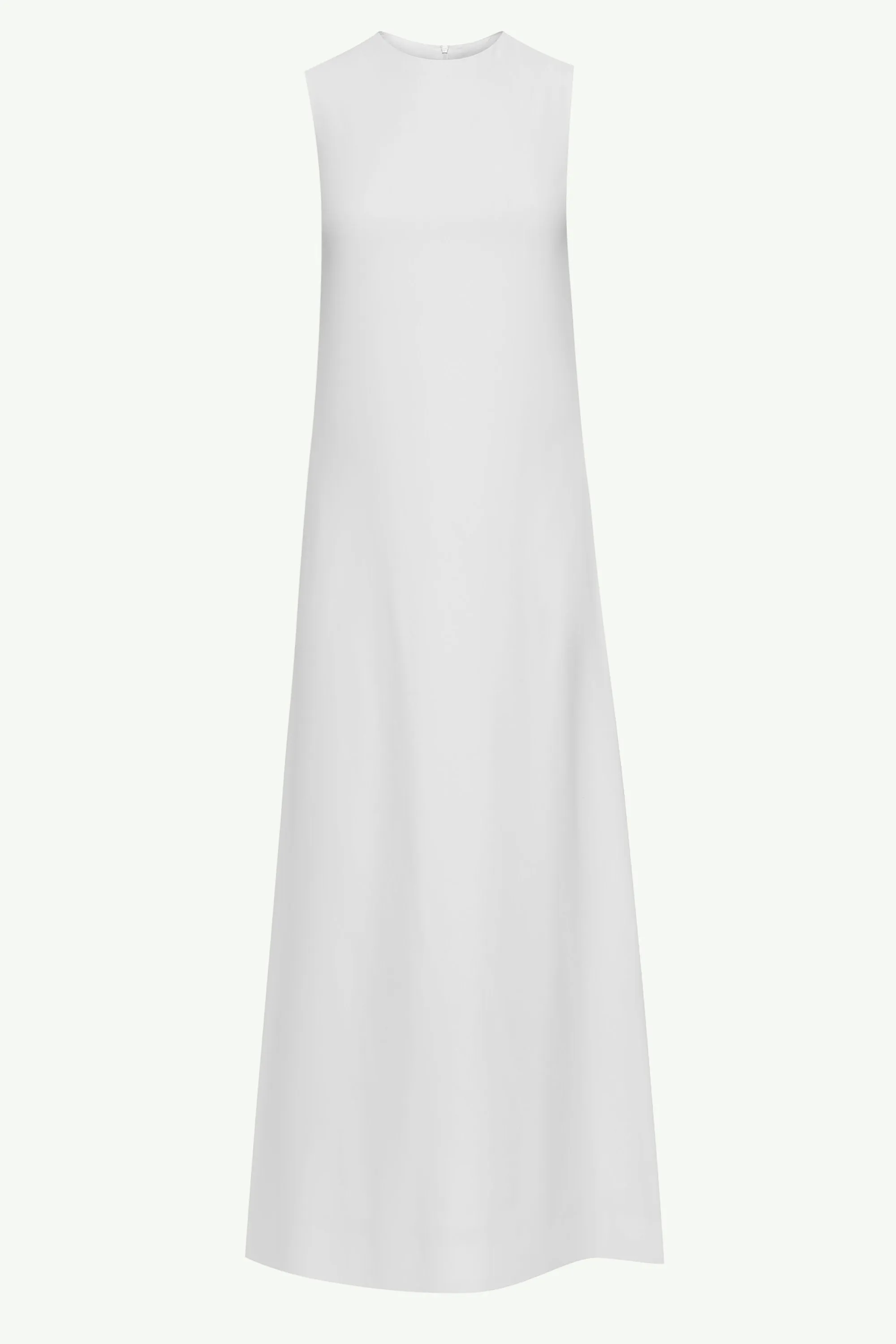 Essential Sleeveless Maxi Slip Dress - White