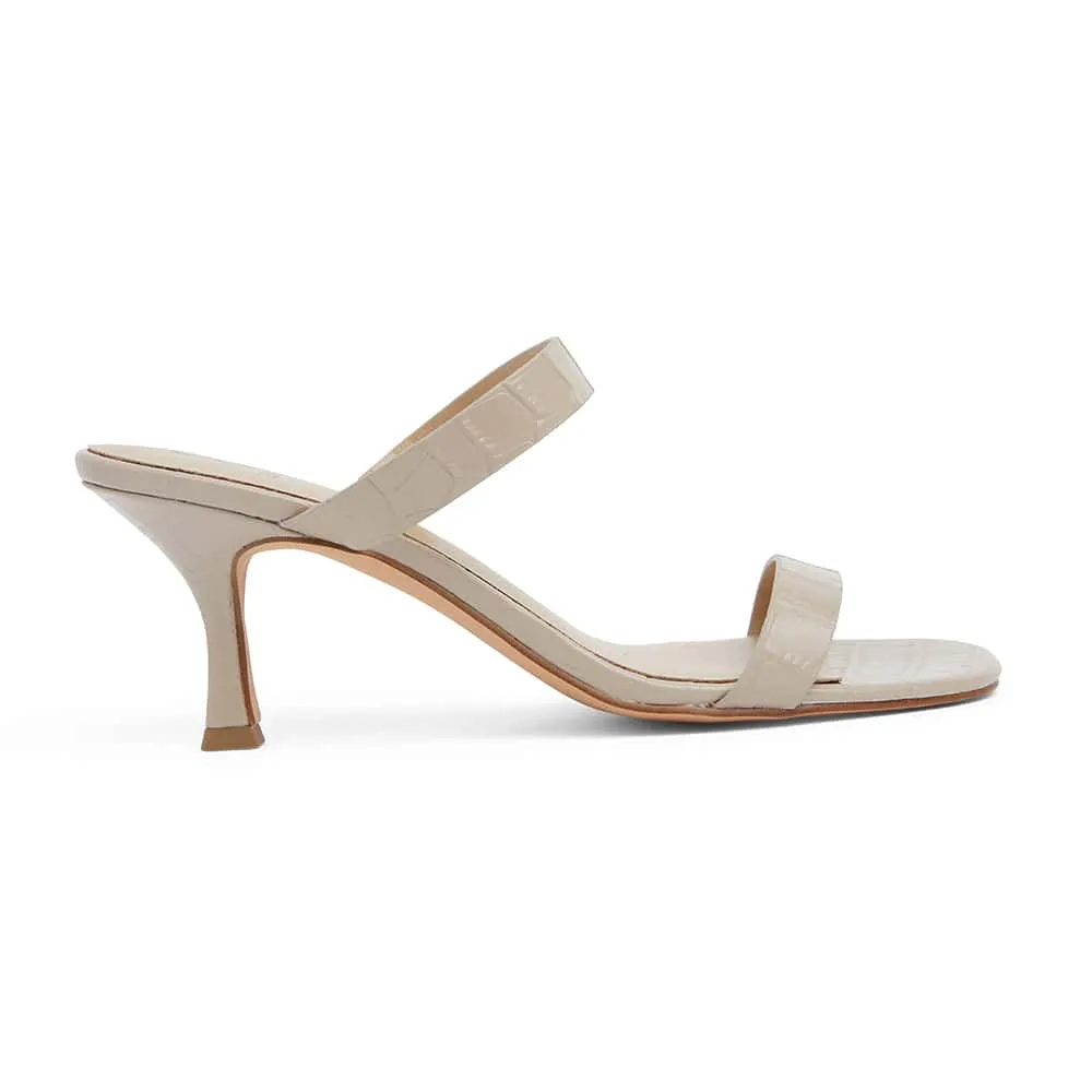 Eva Heel in Nude Leather