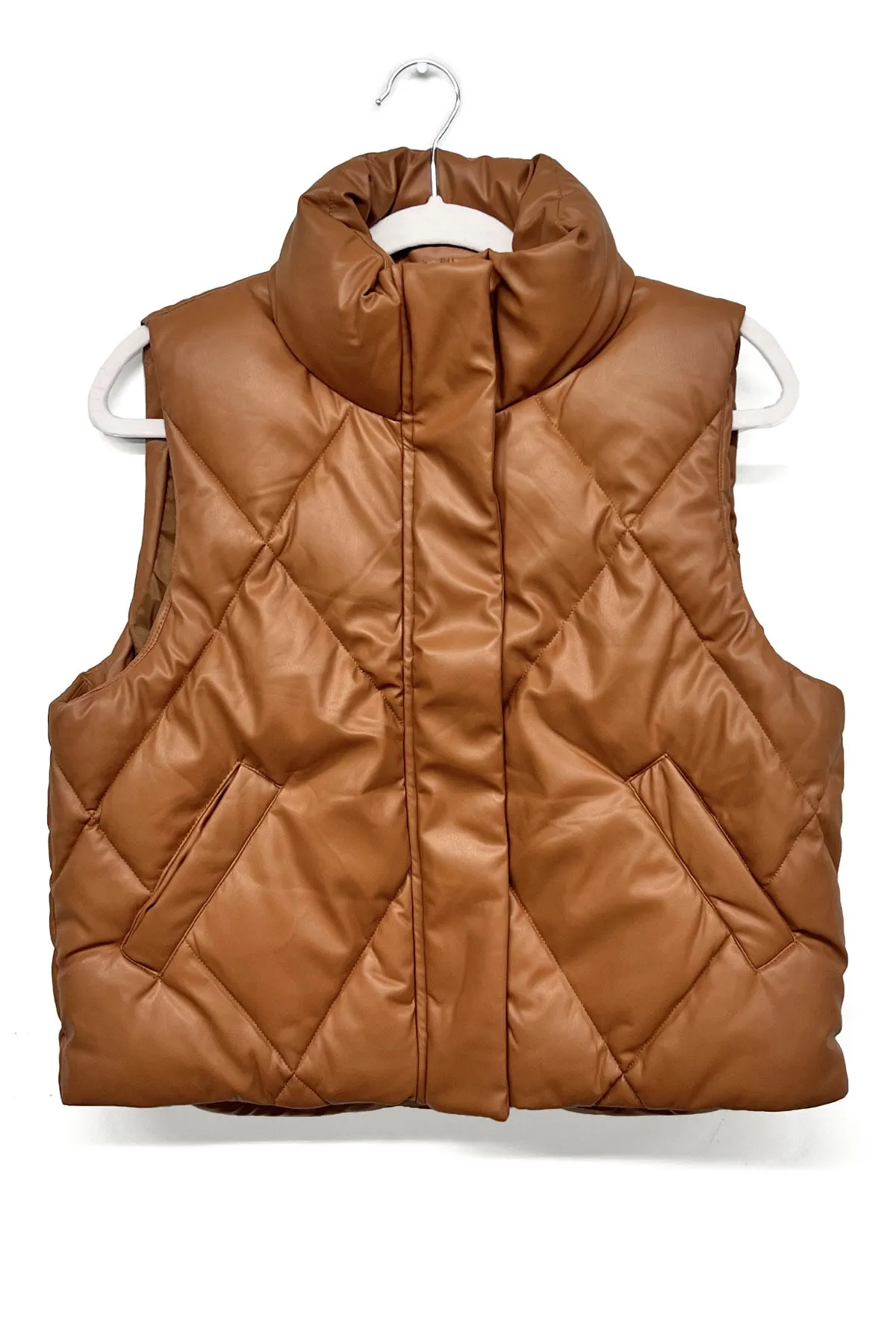 Faux Leather Vest