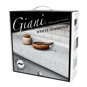 Giani Granite 2.0 - White Diamond Countertop Kit