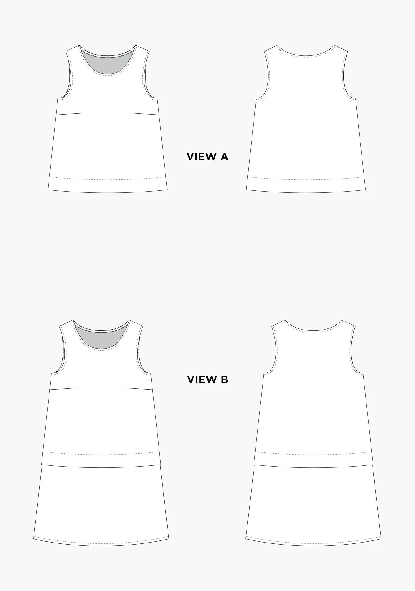 Grainline - Willow Tank dress pattern