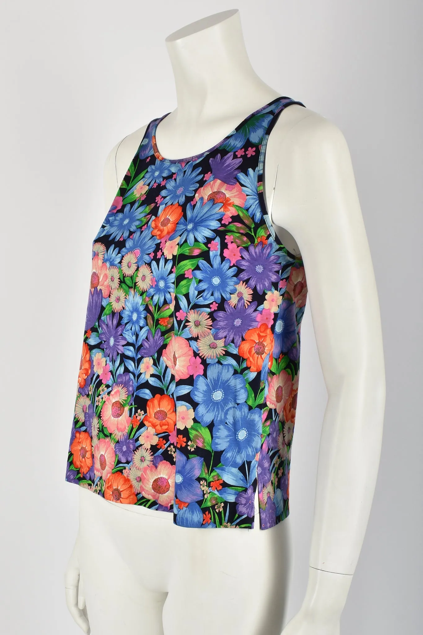 HANAE MORI 70s vest and shirt set / S-M