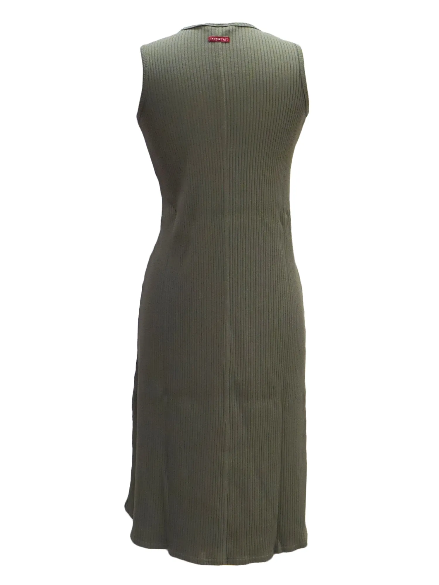 Hard Tail Wide Ribbed Sleeveless Dress (Style: CMR-15)