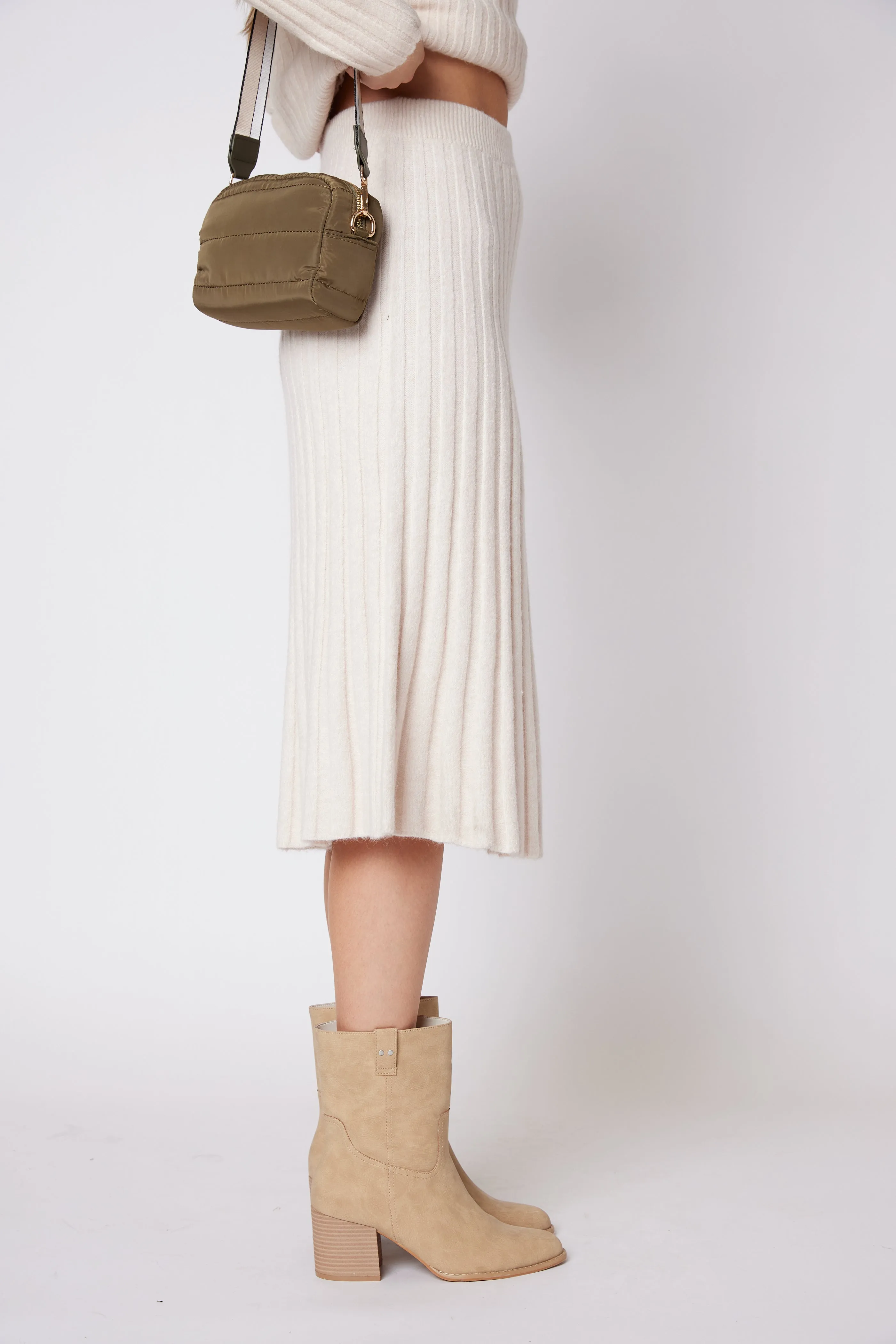 Hayes Flare Sweater Midi Skirt