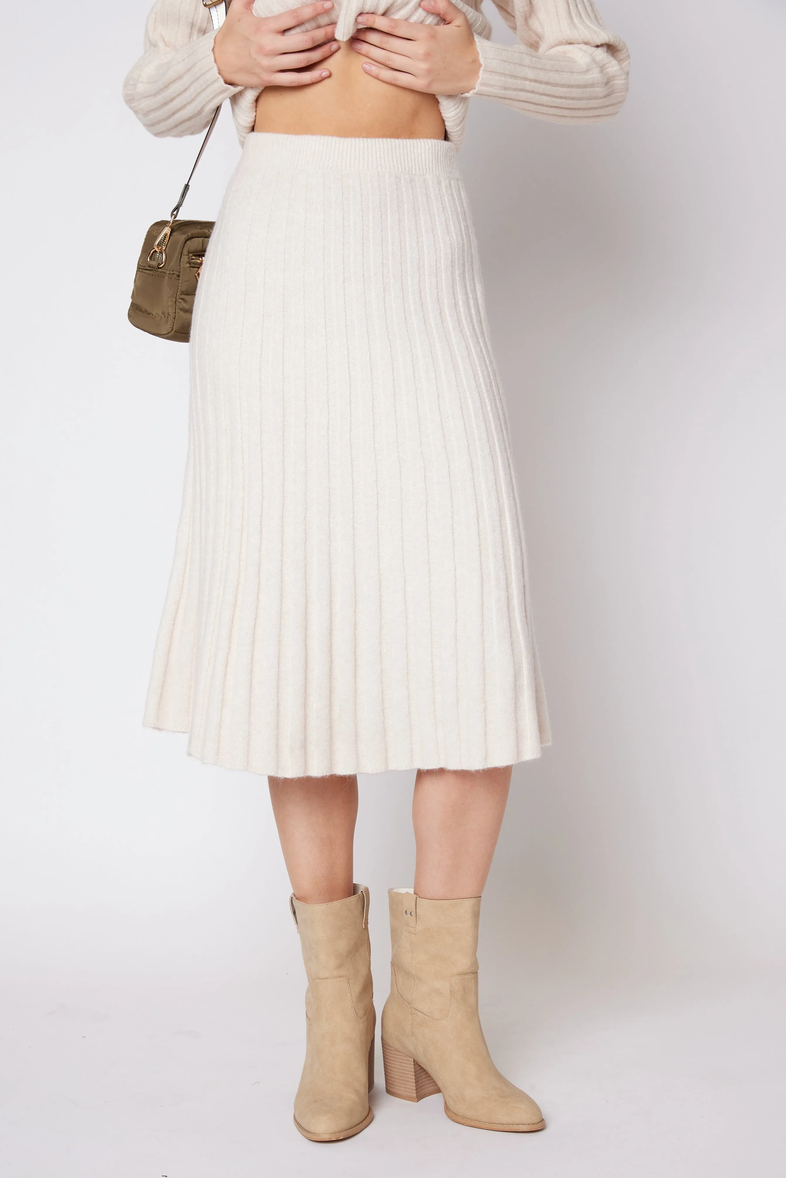 Hayes Flare Sweater Midi Skirt