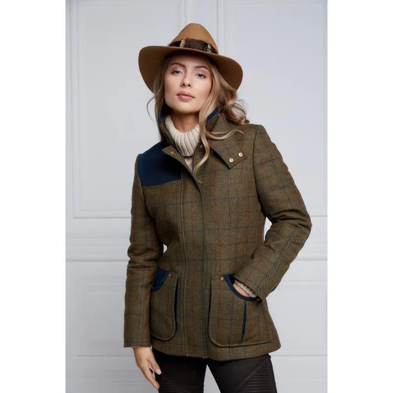 Holland Cooper Country Classic Ladies Tweed Jacket - Glen Green