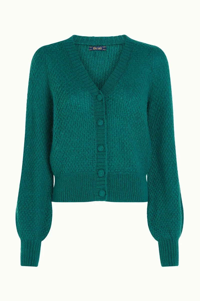 King Louie cardi V farfalle eden green