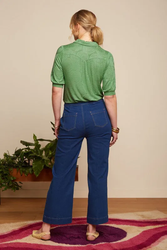 KING LOUIE Indigo Blue Marcie Sailor Sloane Denim Pants