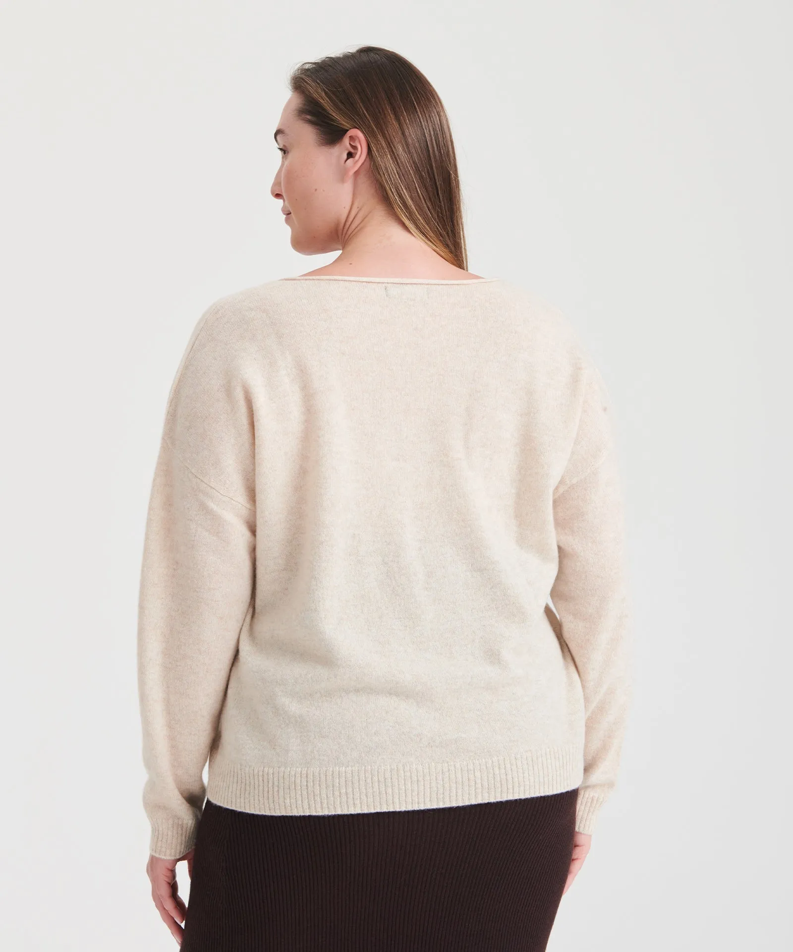 Lightweight Cashmere V-Neck Sweater