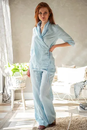 Linen Cardi & Pants Set