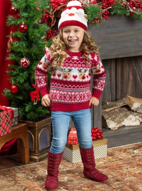 Love At Frost Sight Reindeer Sweater