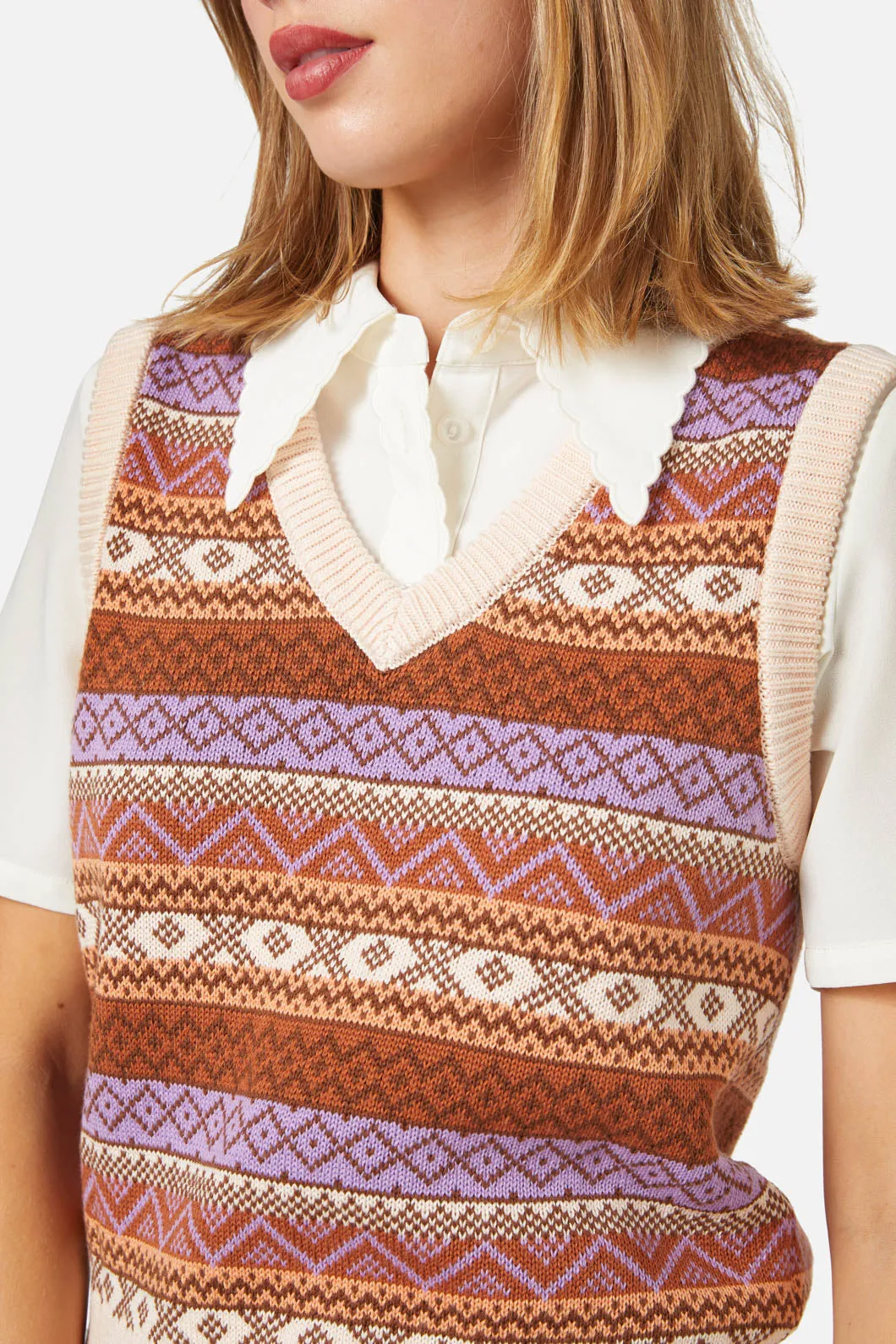 Maddi Fairisle Vest