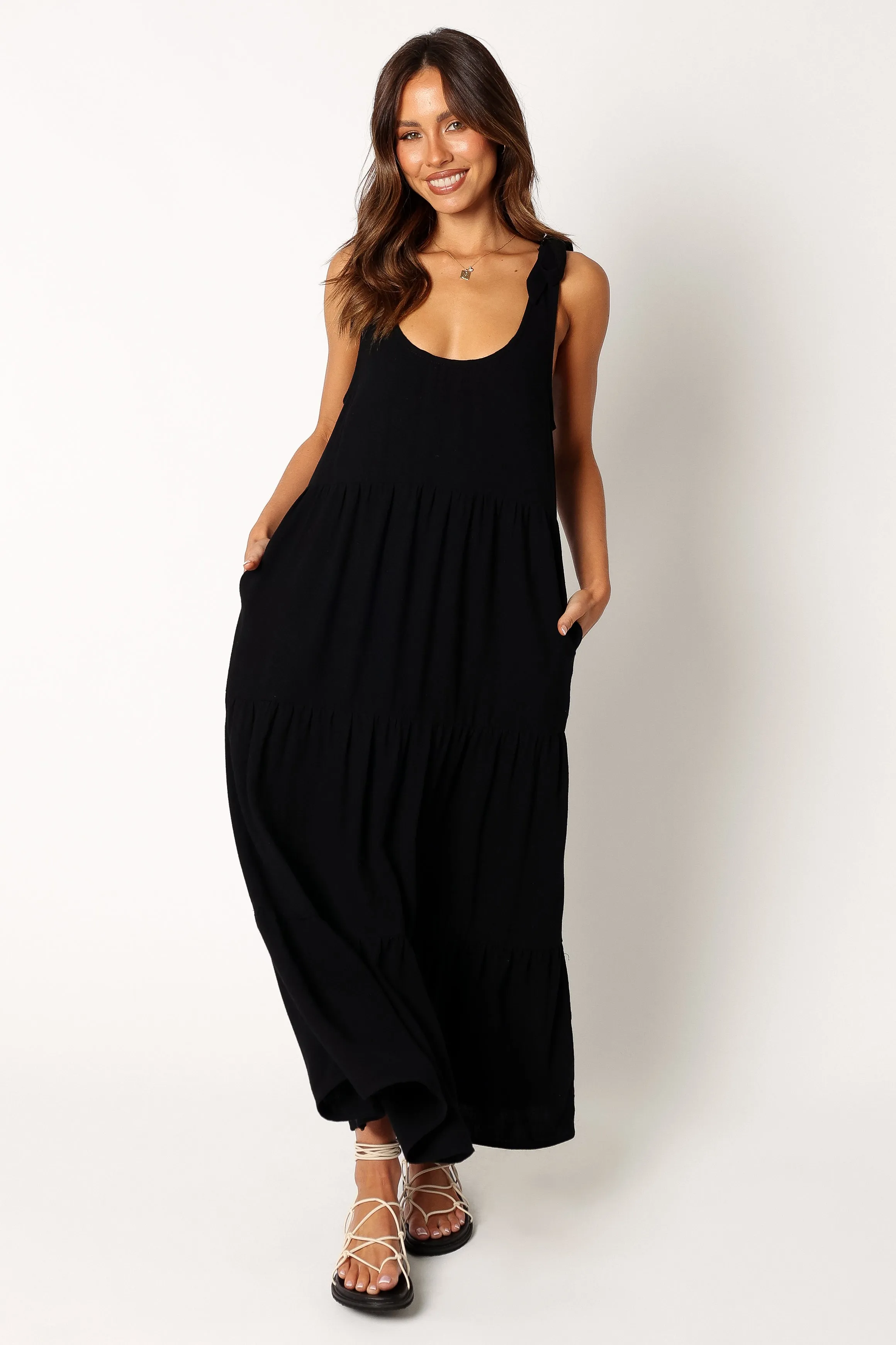 Marcy Midi Dress - Black