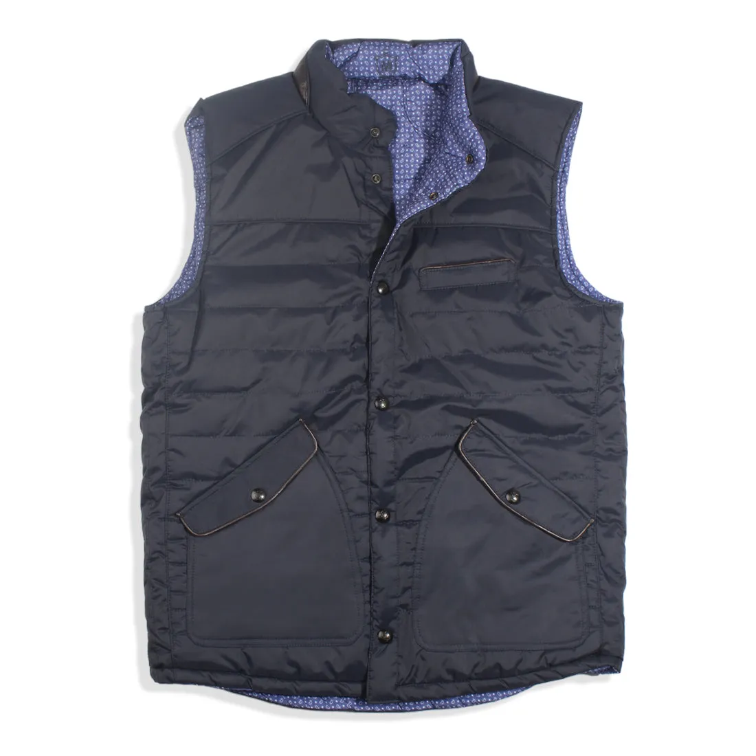 Men Double face  Warm winter vest -8691