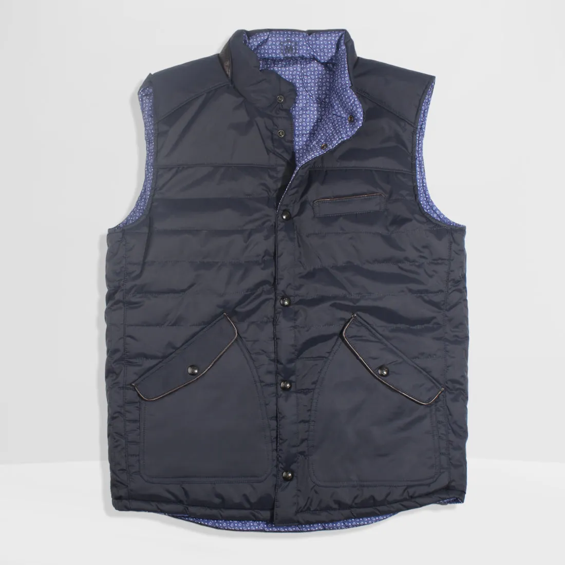 Men Double face  Warm winter vest -8691