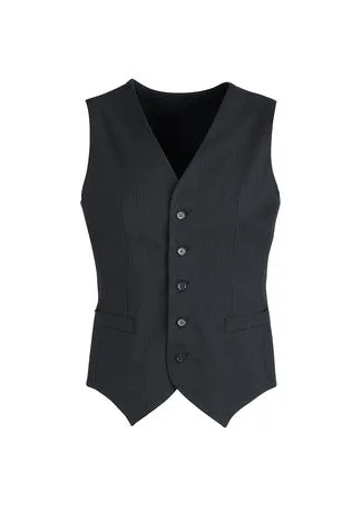 Mens Cool Stretch Peaked Vest with Knitted Back