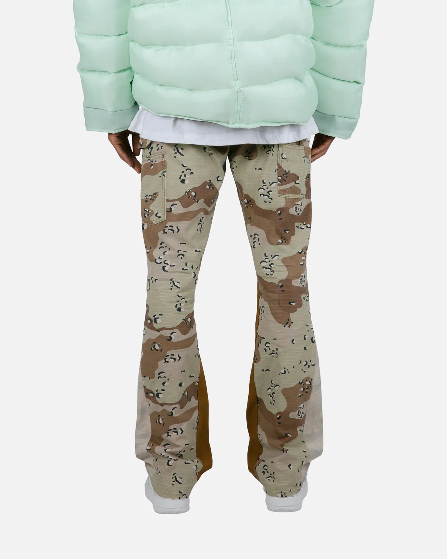 MNML B493 Flare Denim Pants Camo