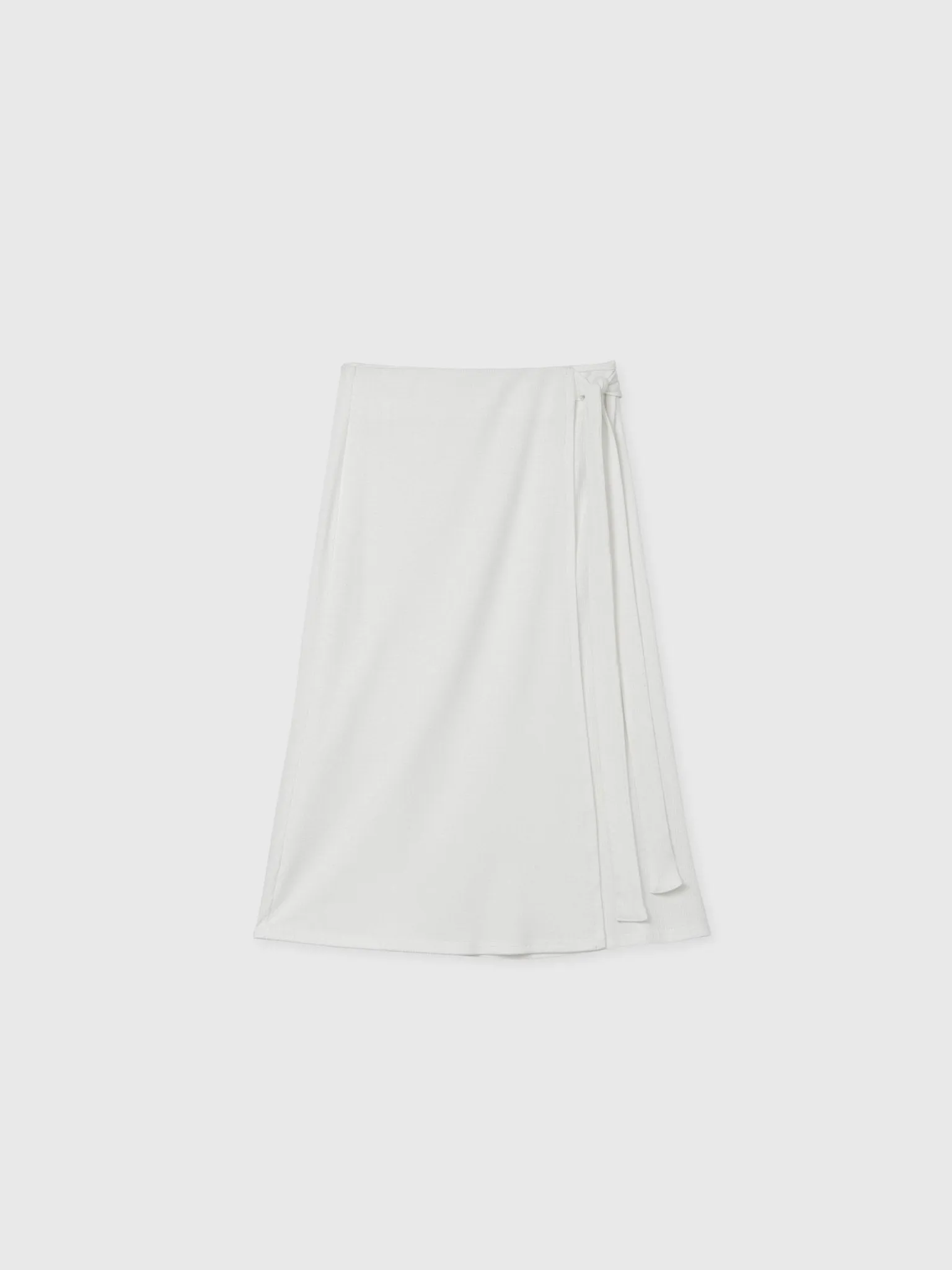 Modal Rib Knit Wrap Skirt