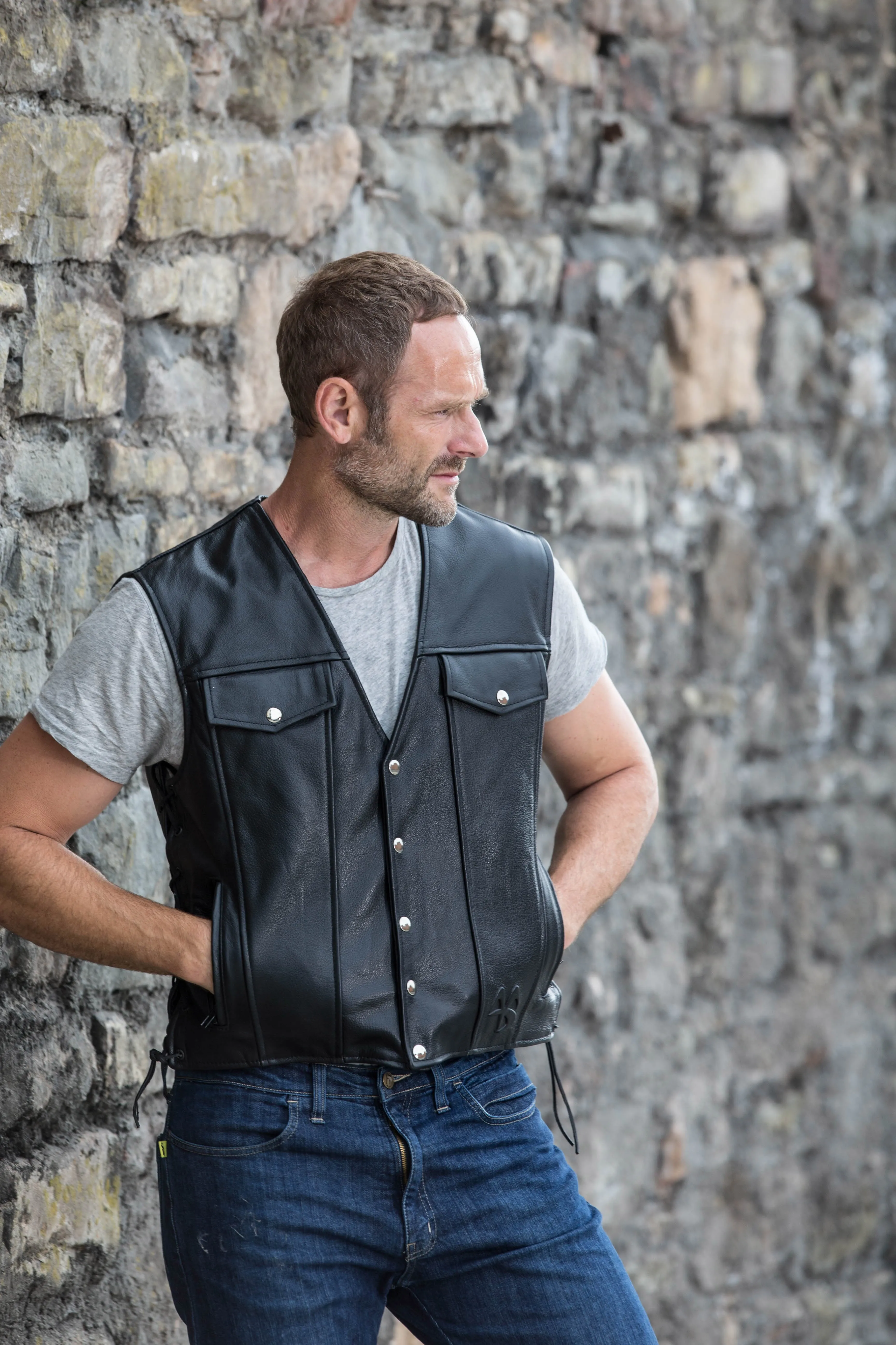 M/S Renegade Leather Vest