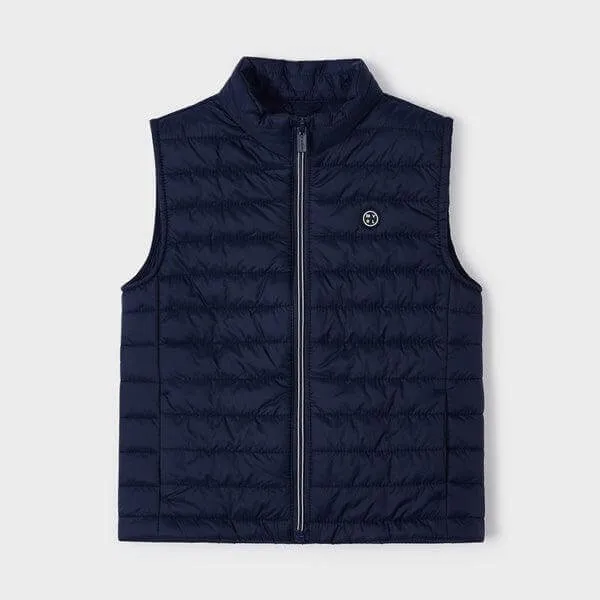 NAVY BOYS KNITTED VEST