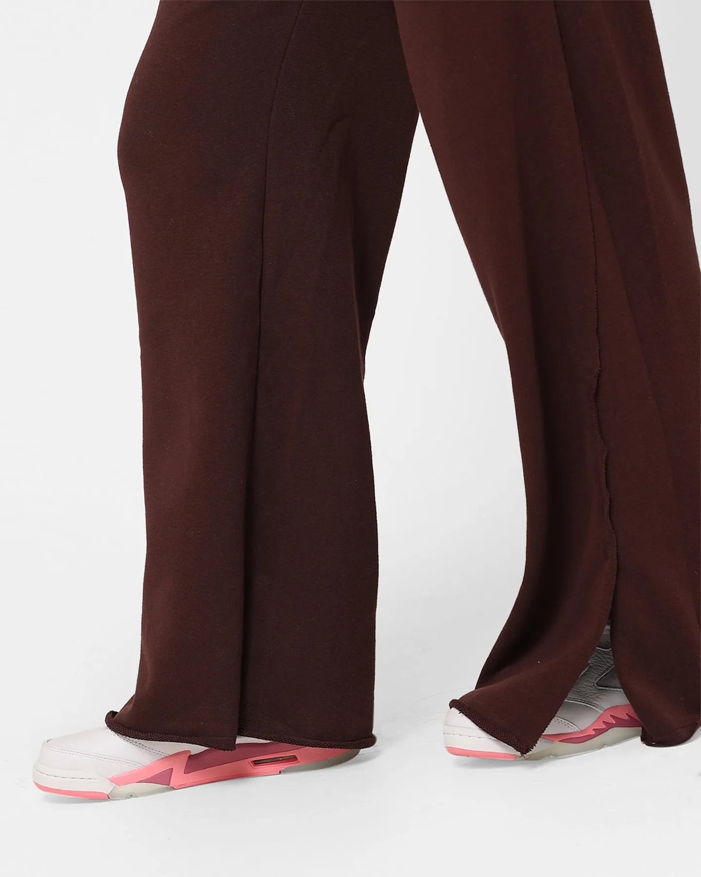 Nike Women's Sportswear Everyday Modern Wide Leg Pants Earth/Plum Eclipse