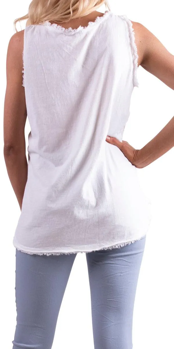 Novara Linen Tank