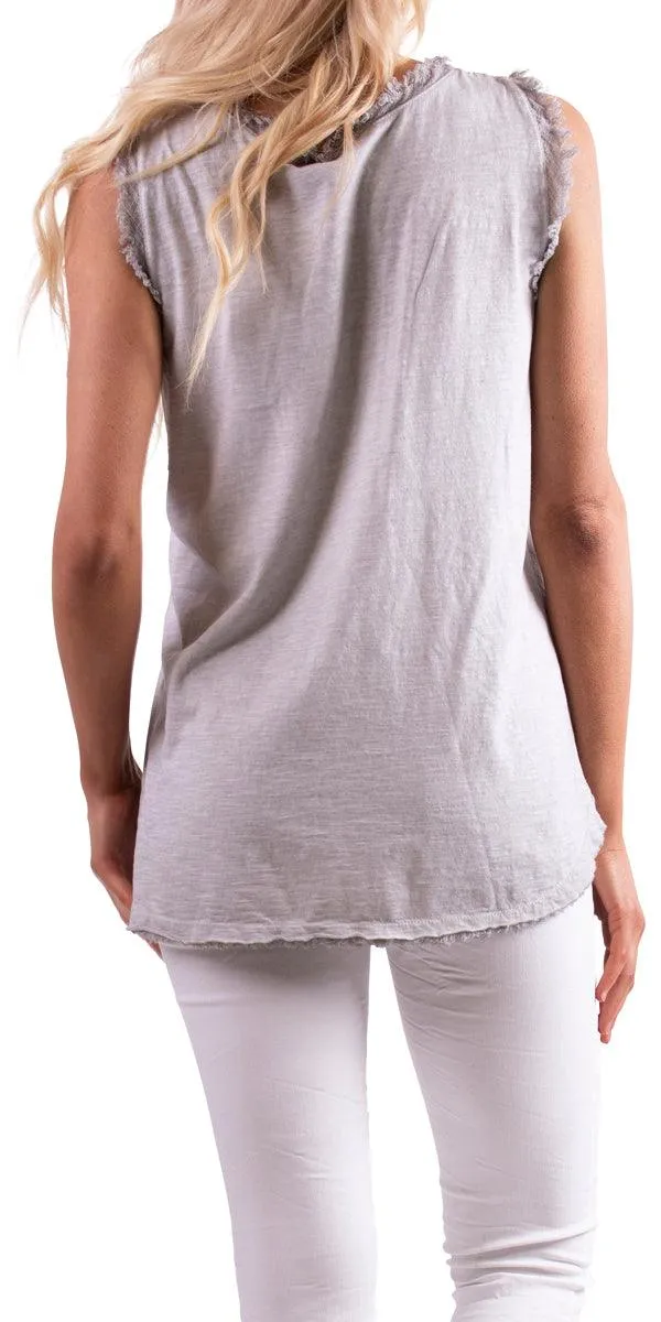 Novara Linen Tank