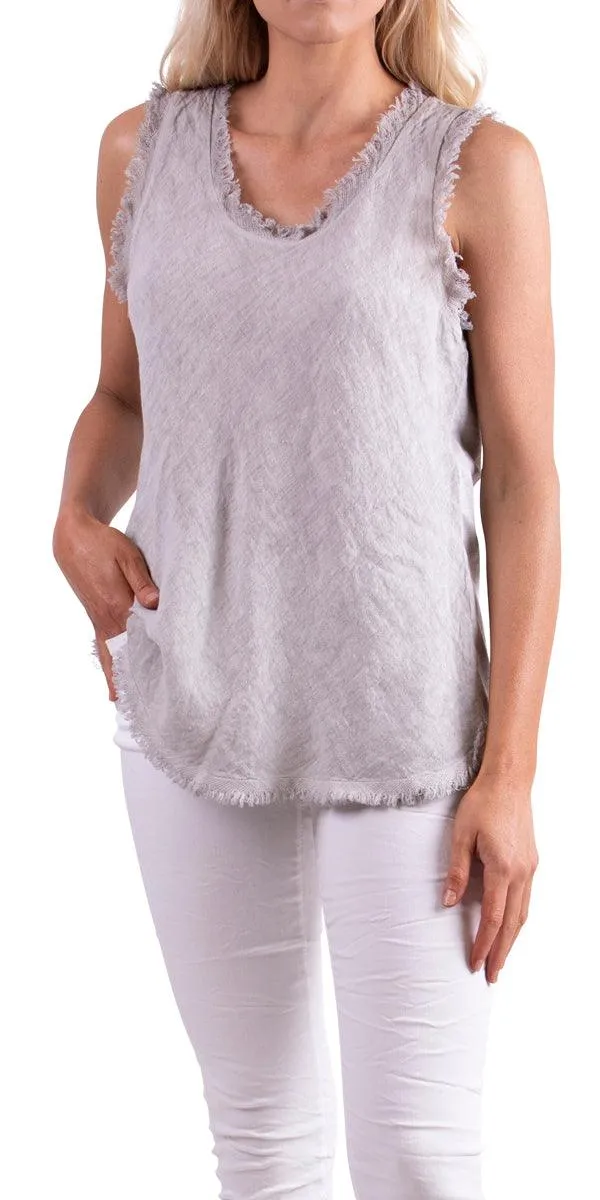 Novara Linen Tank