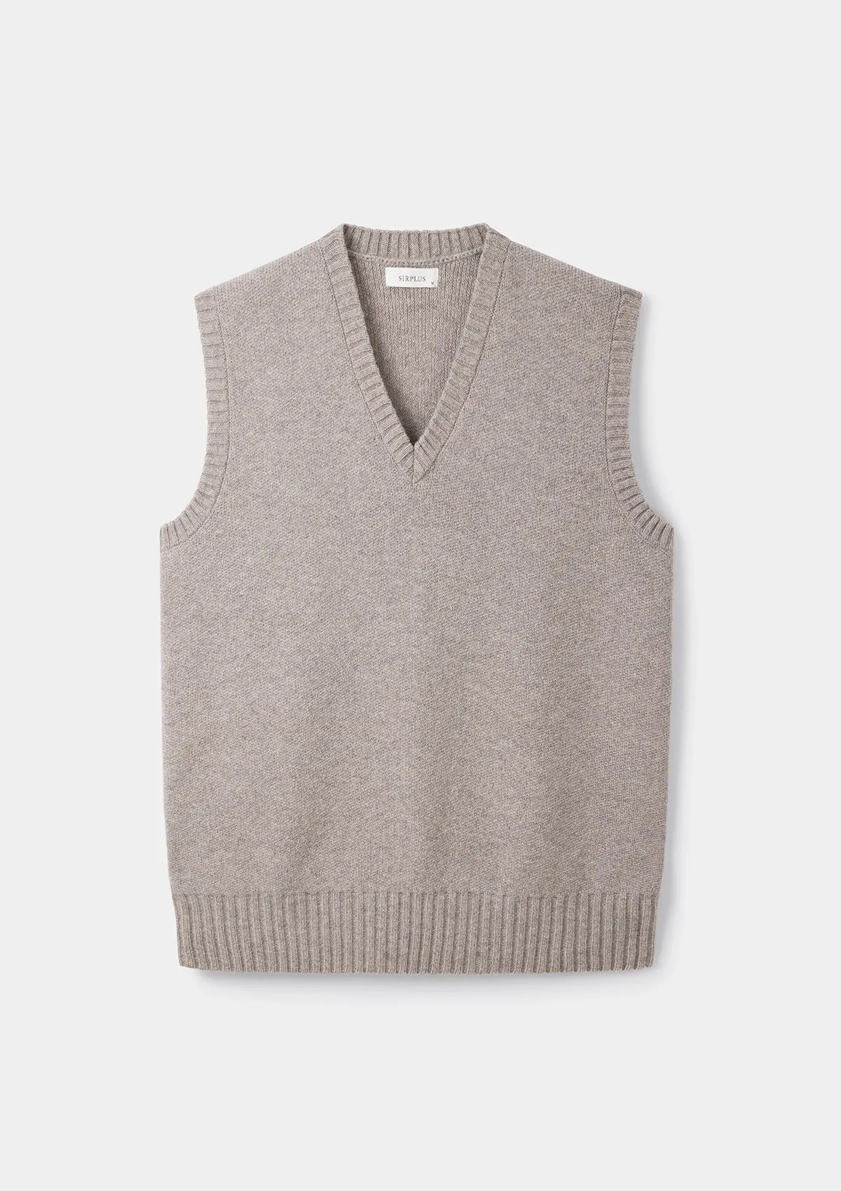 Oat Lambswool Vest