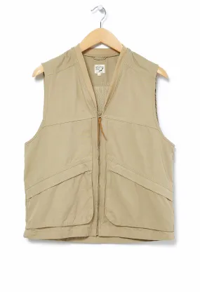 orSlow Men's Utility Vest - Beige