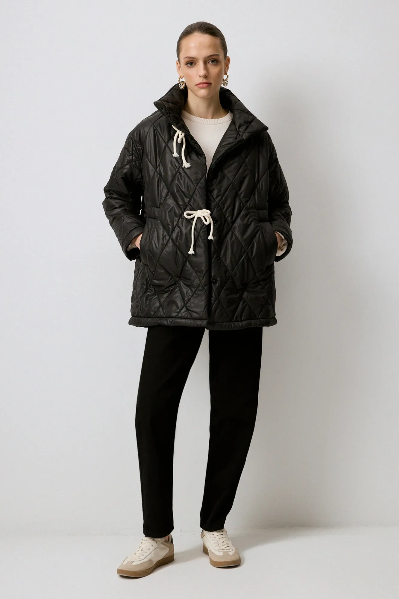 OVERSIZE QUILTED COAT