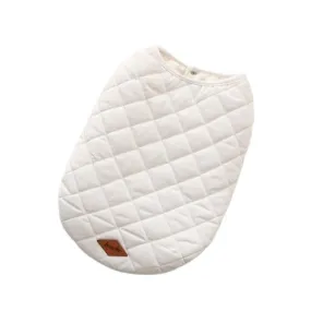 Padded Luxe Dog Vest - White